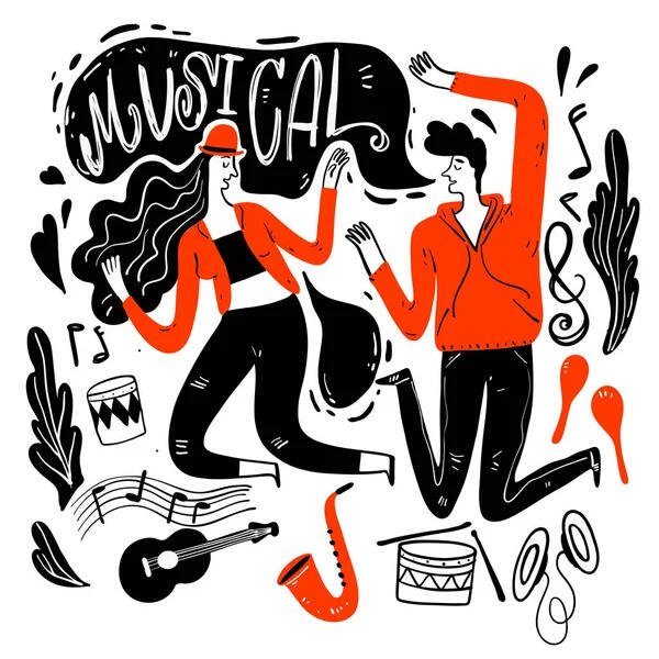 music illustration